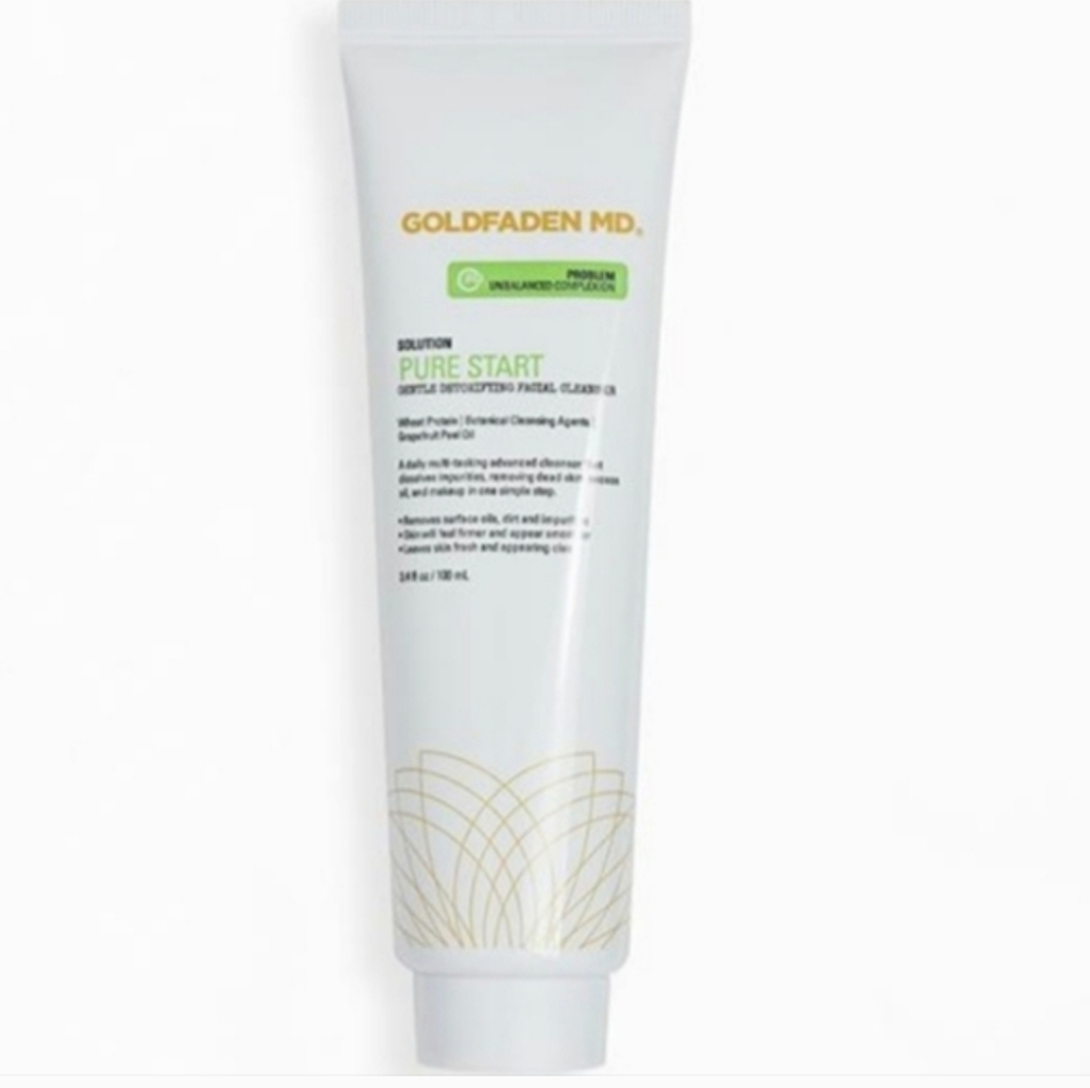 Goldfaden MD Pure Start Gentle Detoxifying Facial Cleanser 3.4 Fl Oz
